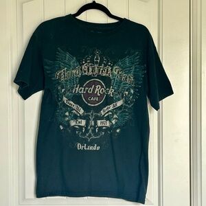 Hard Rock Cafe Orlando Black Short-Sleeve Graphic Tee